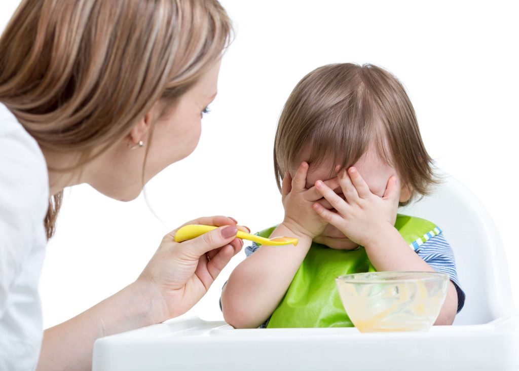 Problemas de alimentação: ele se recusa a comer